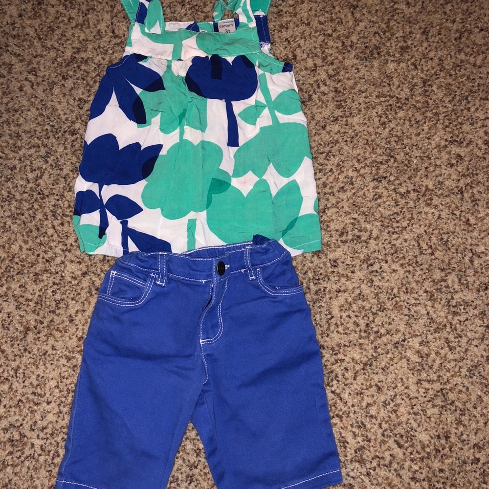 Carter’s matching set 3T